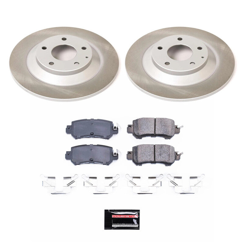 Power Stop 13-15 Mazda CX-5 Rear Semi-Coated Rotor Kit Power Stop 13-15 Mazda CX-5 Rear Semi-Coated Rotor Kit