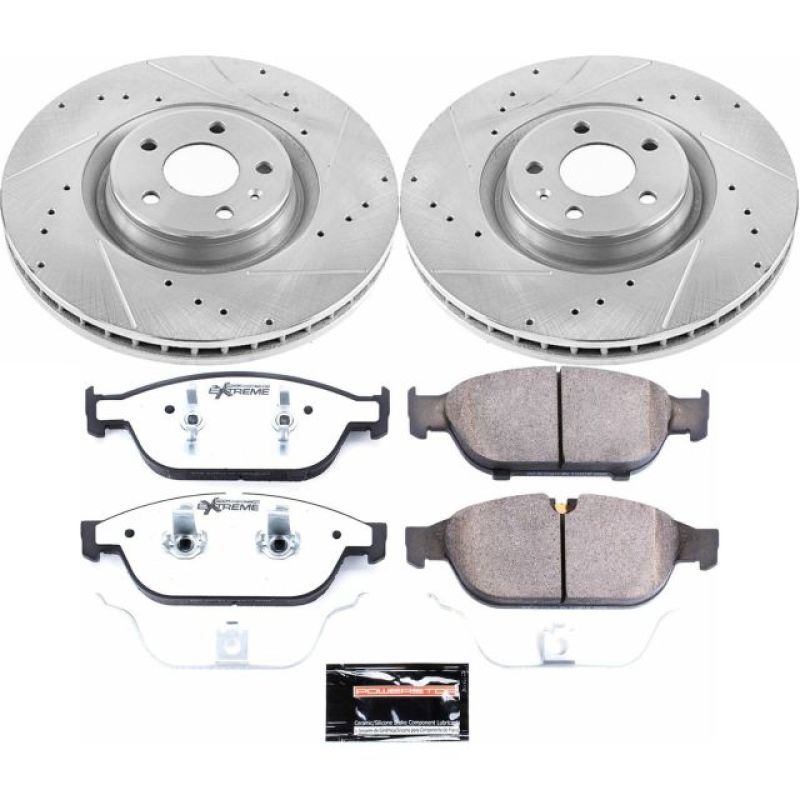Power Stop 12-16 Audi A6 Quattro Front Z26 Street Warrior Brake Kit Power Stop 12-16 Audi A6 Quattro Front Z26 Street Warrior Brake Kit