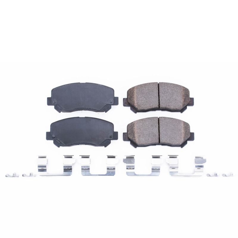Power Stop 15-17 Chrysler 200 Front Z17 Evolution Ceramic Brake Pads w/Hardware Power Stop 15-17 Chrysler 200 Front Z17 Evolution Ceramic Brake Pads w/Hardware