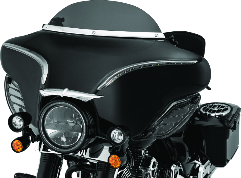 Kuryakyn Smooth Windshield Trim 96-13 Touring Chrome Kuryakyn Smooth Windshield Trim 96-13 Touring Chrome