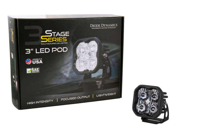 Diode Dynamics SS3 Max ABL - White SAE Fog Standard (Single) Diode Dynamics SS3 Max ABL - White SAE Fog Standard (Single)