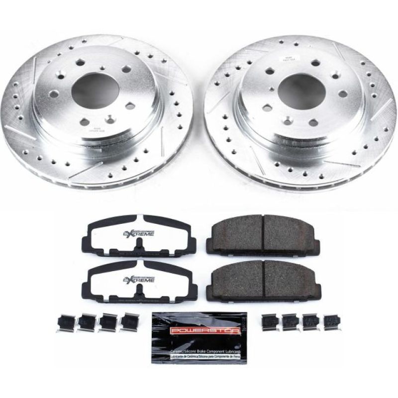Power Stop 86-91 Mazda RX-7 Rear Z26 Street Warrior Brake Kit Power Stop 86-91 Mazda RX-7 Rear Z26 Street Warrior Brake Kit