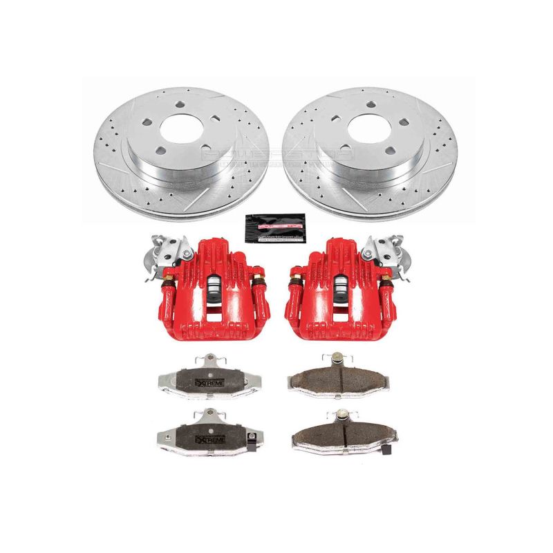 Power Stop 93-97 Chevrolet Camaro Rear Z26 Street Warrior Brake Kit w/Calipers Power Stop 93-97 Chevrolet Camaro Rear Z26 Street Warrior Brake Kit w/Calipers