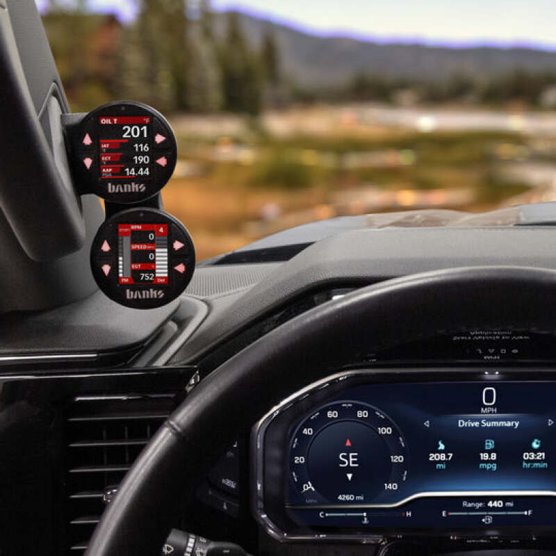 Banks Power 2022+ GM - iDash Stealth Dual Gauge Pod Kit Banks Power 2022+ GM - iDash Stealth Dual Gauge Pod Kit