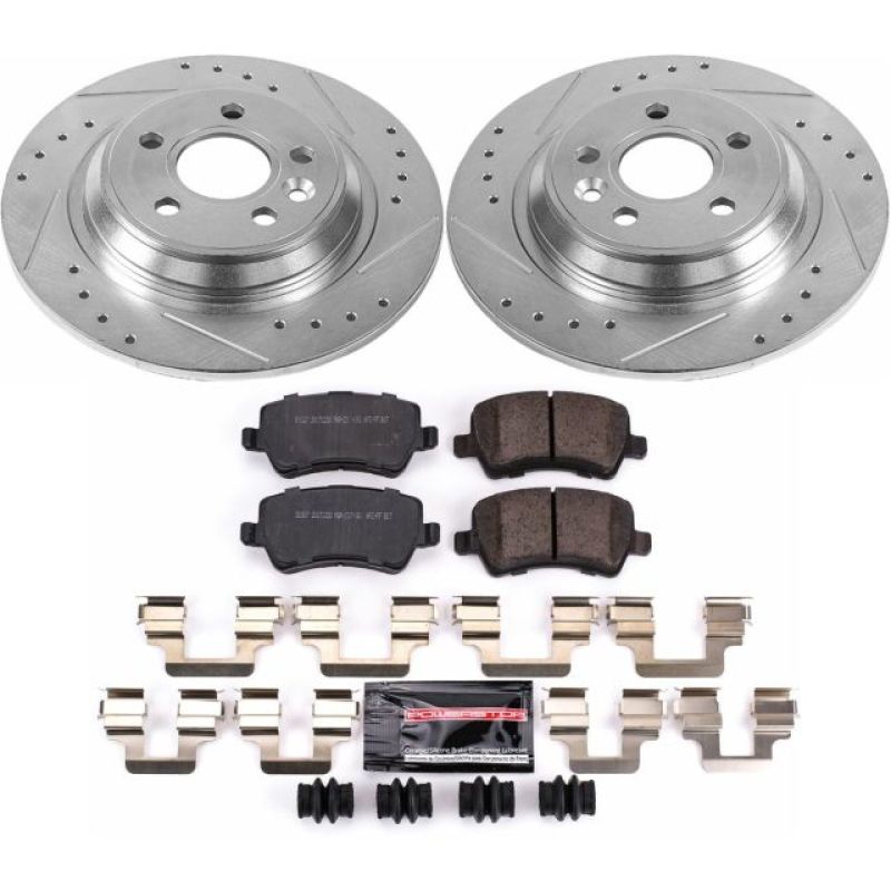 Power Stop 11-18 Volvo S60 Rear Z23 Evolution Sport Brake Kit Power Stop 11-18 Volvo S60 Rear Z23 Evolution Sport Brake Kit