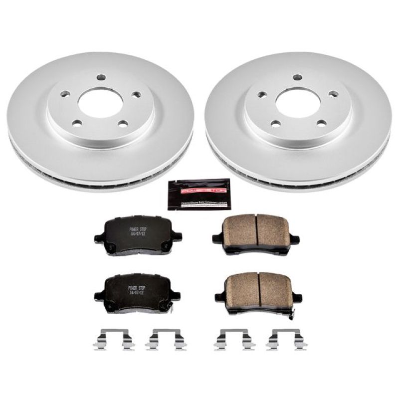 Power Stop 08-11 Chevrolet HHR Front Z17 Evolution Geomet Coated Brake Kit Power Stop 08-11 Chevrolet HHR Front Z17 Evolution Geomet Coated Brake Kit