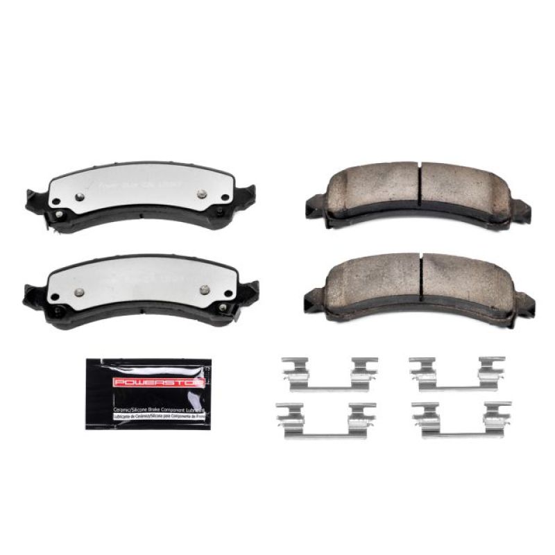 Power Stop 02-06 Cadillac Escalade Rear Z36 Truck & Tow Brake Pads w/Hardware Power Stop 02-06 Cadillac Escalade Rear Z36 Truck & Tow Brake Pads w/Hardware