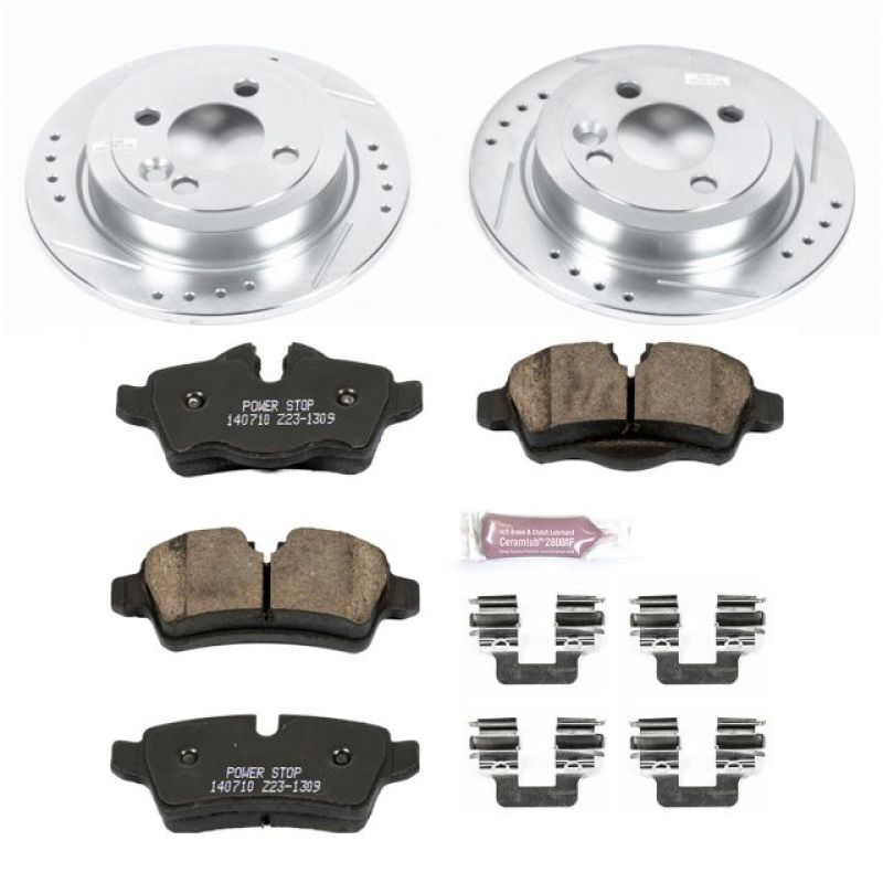 Power Stop 07-10 Mini Cooper Rear Z23 Evolution Sport Brake Kit Power Stop 07-10 Mini Cooper Rear Z23 Evolution Sport Brake Kit