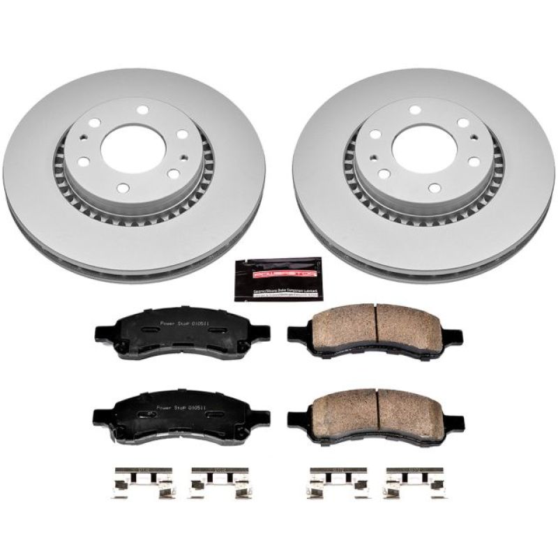 Power Stop 06-07 Buick Rainier Front Z17 Evolution Geomet Coated Brake Kit Power Stop 06-07 Buick Rainier Front Z17 Evolution Geomet Coated Brake Kit