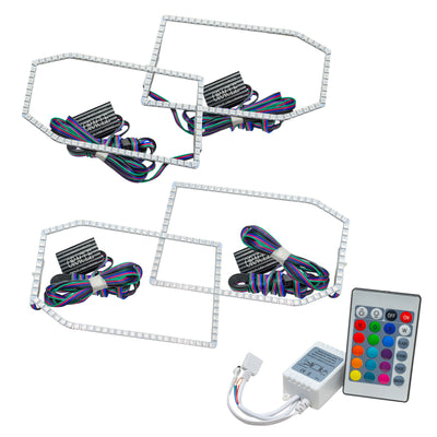 Oracle Chevy Silverado 14-15 Halo Kit Non-Projector Style - w/ Simple Controller