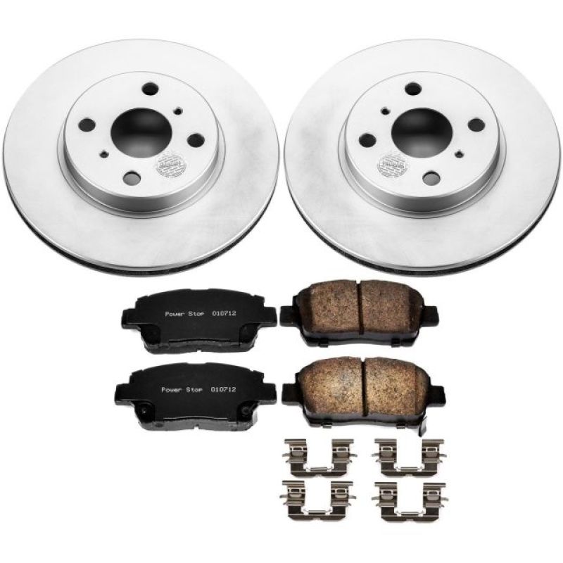 Power Stop 01-05 Toyota Echo Front Z17 Evolution Geomet Coated Brake Kit Power Stop 01-05 Toyota Echo Front Z17 Evolution Geomet Coated Brake Kit