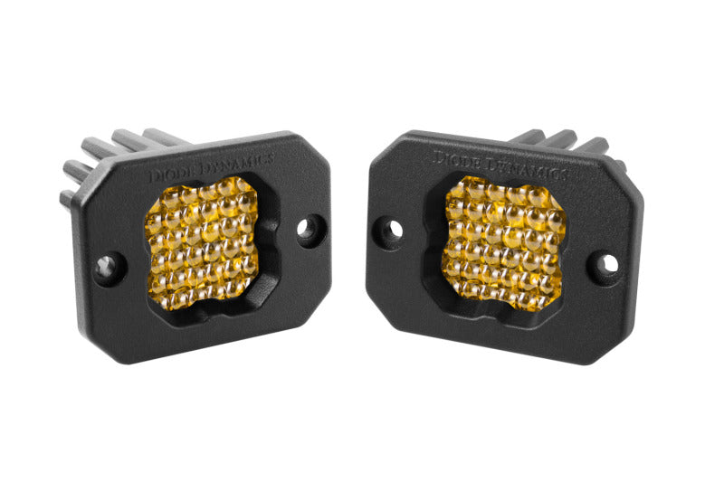 Diode Dynamics Stage Series C1 LED Pod Pro - Yellow Flood Flush ABL (Pair) Diode Dynamics Stage Series C1 LED Pod Pro - Yellow Flood Flush ABL (Pair)