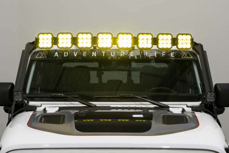 Diode Dynamics Jeep JL SS5 Pro CrossLink Windshield - White Combo Lightbar Kit Diode Dynamics Jeep JL SS5 Pro CrossLink Windshield - White Combo Lightbar Kit