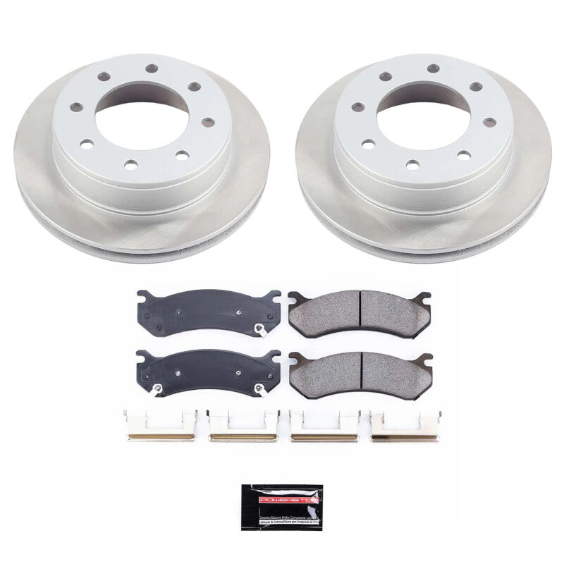 Power Stop 03-09 Hummer H2 Rear Semi-Coated Rotor Kit Power Stop 03-09 Hummer H2 Rear Semi-Coated Rotor Kit