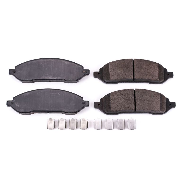 Power Stop 04-07 Ford Freestar Front Z17 Evolution Ceramic Brake Pads w/Hardware Power Stop 04-07 Ford Freestar Front Z17 Evolution Ceramic Brake Pads w/Hardware