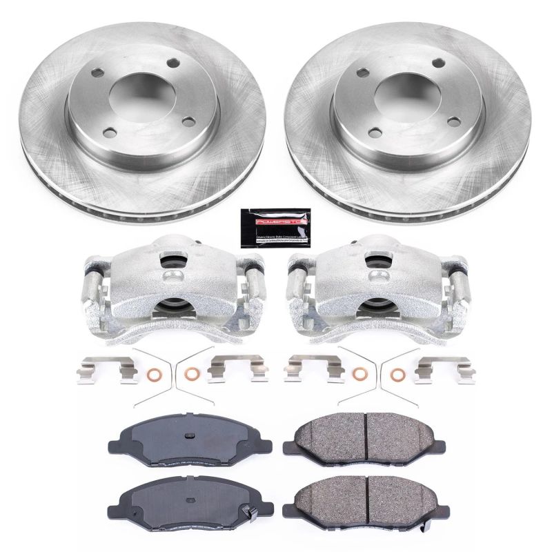 Power Stop 09-11 Nissan Versa Front Autospecialty Brake Kit w/Calipers Power Stop 09-11 Nissan Versa Front Autospecialty Brake Kit w/Calipers