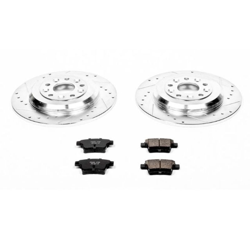Power Stop 05-07 Ford Five Hundred Rear Z23 Evolution Sport Brake Kit Power Stop 05-07 Ford Five Hundred Rear Z23 Evolution Sport Brake Kit