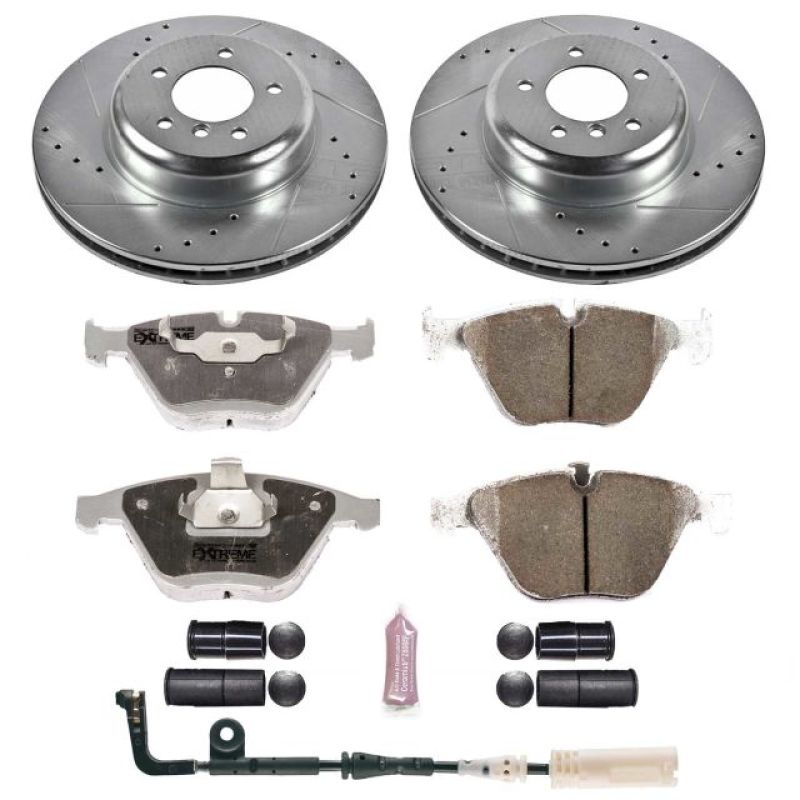 Power Stop 08-10 BMW 535i Front Z26 Street Warrior Brake Kit Power Stop 08-10 BMW 535i Front Z26 Street Warrior Brake Kit