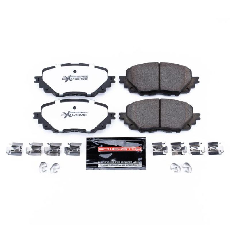 Power Stop 17-19 Fiat 124 Spider Front Z26 Extreme Street Brake Pads w/Hardware Power Stop 17-19 Fiat 124 Spider Front Z26 Extreme Street Brake Pads w/Hardware