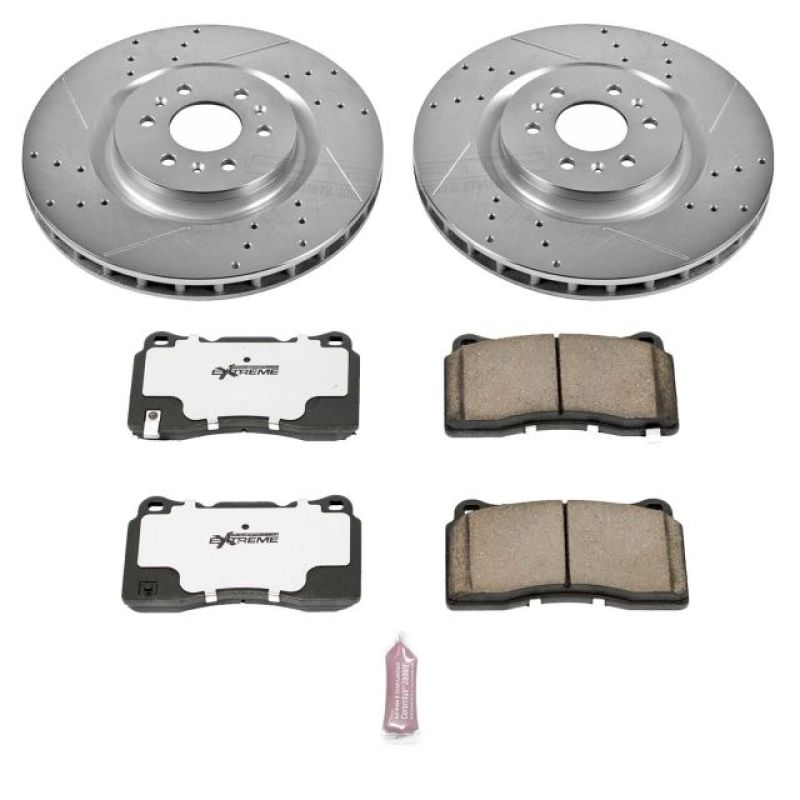 Power Stop 04-07 Cadillac CTS Front Z26 Street Warrior Brake Kit Power Stop 04-07 Cadillac CTS Front Z26 Street Warrior Brake Kit