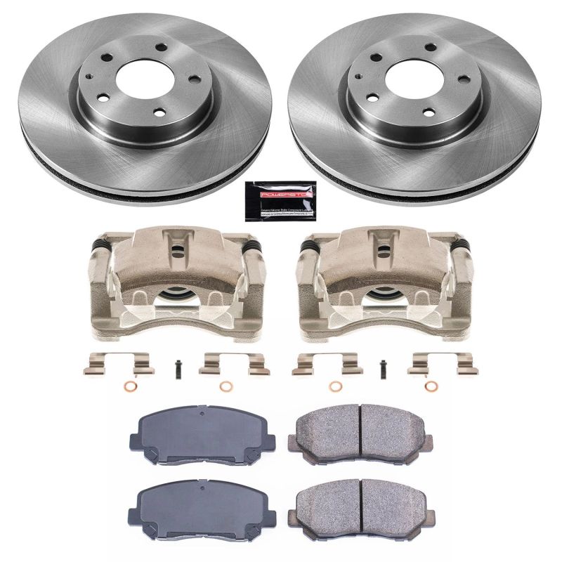 Power Stop 13-15 Mazda CX-5 Front Autospecialty Brake Kit w/Calipers Power Stop 13-15 Mazda CX-5 Front Autospecialty Brake Kit w/Calipers