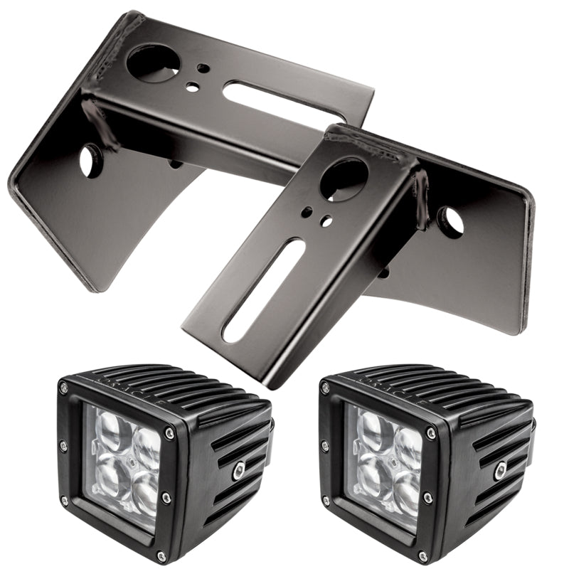 Oracle Jeep JK Lower Windshield Mount Brackets/Lights Combo SEE WARRANTY Oracle Jeep JK Lower Windshield Mount Brackets/Lights Combo SEE WARRANTY