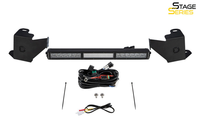 Diode Dynamics 2022 Toyota Tundra Stealth Bumper Light Bar Kit - White Combo Diode Dynamics 2022 Toyota Tundra Stealth Bumper Light Bar Kit - White Combo