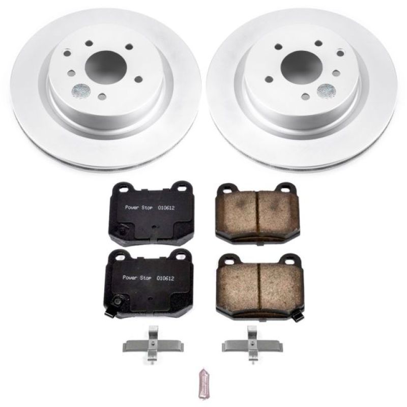 Power Stop 03-04 Infiniti G35 Rear Z17 Evolution Geomet Coated Brake Kit Power Stop 03-04 Infiniti G35 Rear Z17 Evolution Geomet Coated Brake Kit
