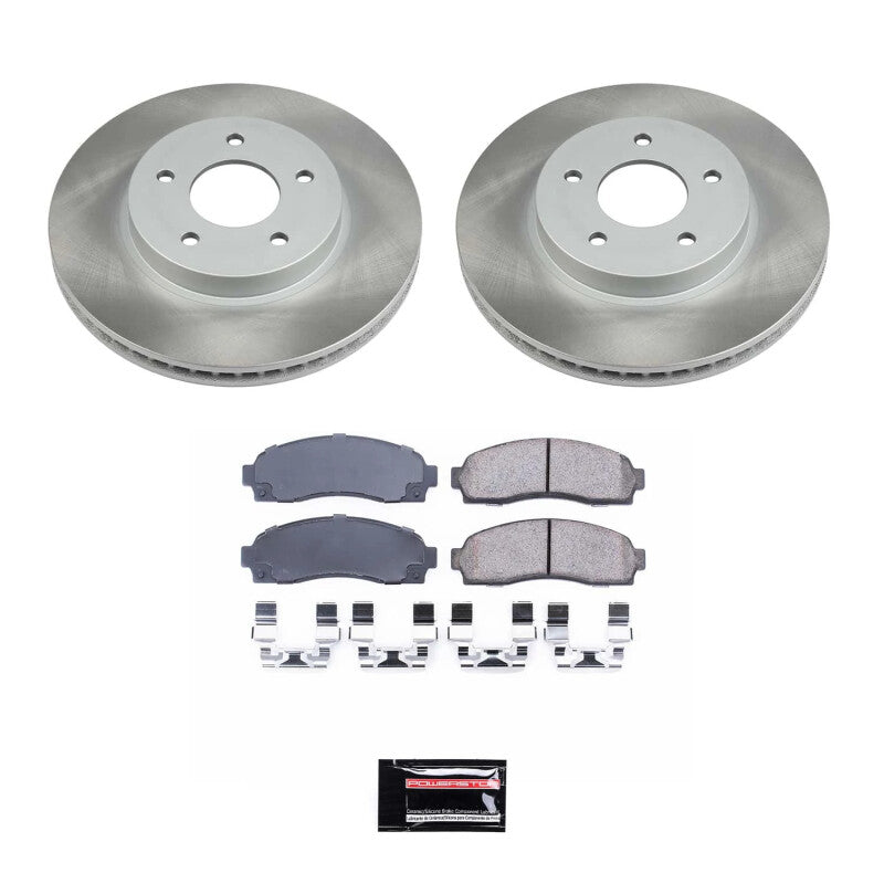 Power Stop 02-07 Saturn Vue Front Semi-Coated Rotor Kit Power Stop 02-07 Saturn Vue Front Semi-Coated Rotor Kit