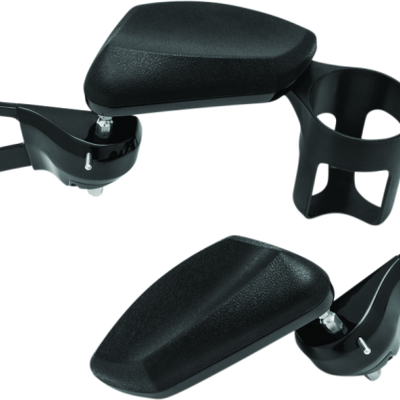 Kuryakyn Passenger Armrests 14-23 Touring & Tri Glide Black