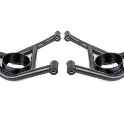 BMR 70-81 Chevrolet Camaro A-Arms Lower Delrin Bushings Std Ball Joint - Black Hammertone