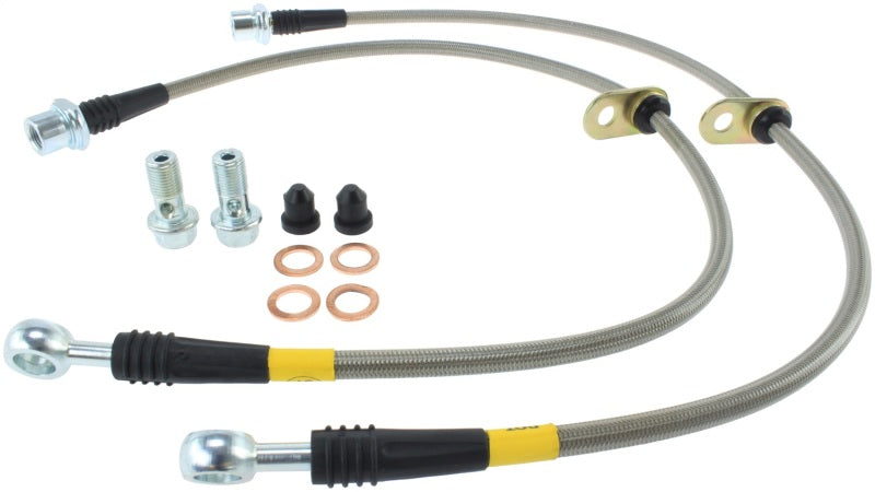 StopTech 02-12 Toyota Camry Coupe/Sedan / 04-08 Solara Rear Stainless Steel Brake Lines StopTech 02-12 Toyota Camry Coupe/Sedan / 04-08 Solara Rear Stainless Steel Brake Lines