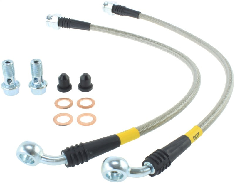 StopTech 10 Hyundai Genesis Rear Stainless Steel Brake Lines StopTech 10 Hyundai Genesis Rear Stainless Steel Brake Lines