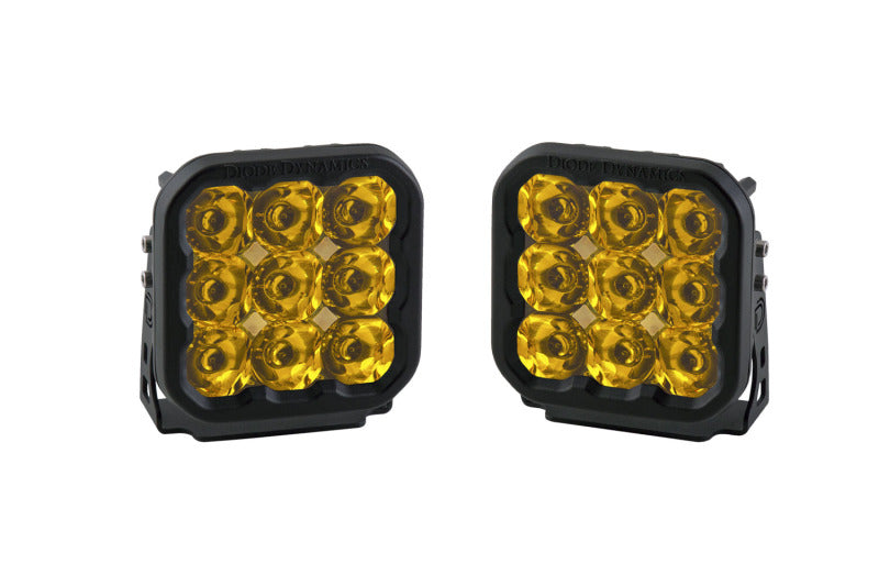 Diode Dynamics SS5 LED Pod Pro - Yellow Spot (Pair) Diode Dynamics SS5 LED Pod Pro - Yellow Spot (Pair)