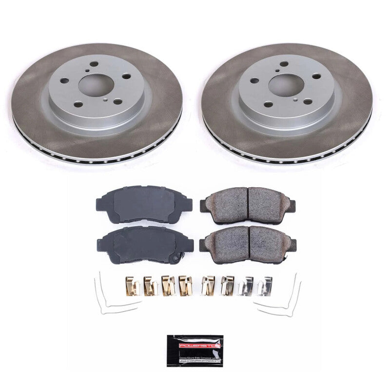 Power Stop 96-03 Toyota RAV4 Front Semi-Coated Rotor Kit Power Stop 96-03 Toyota RAV4 Front Semi-Coated Rotor Kit