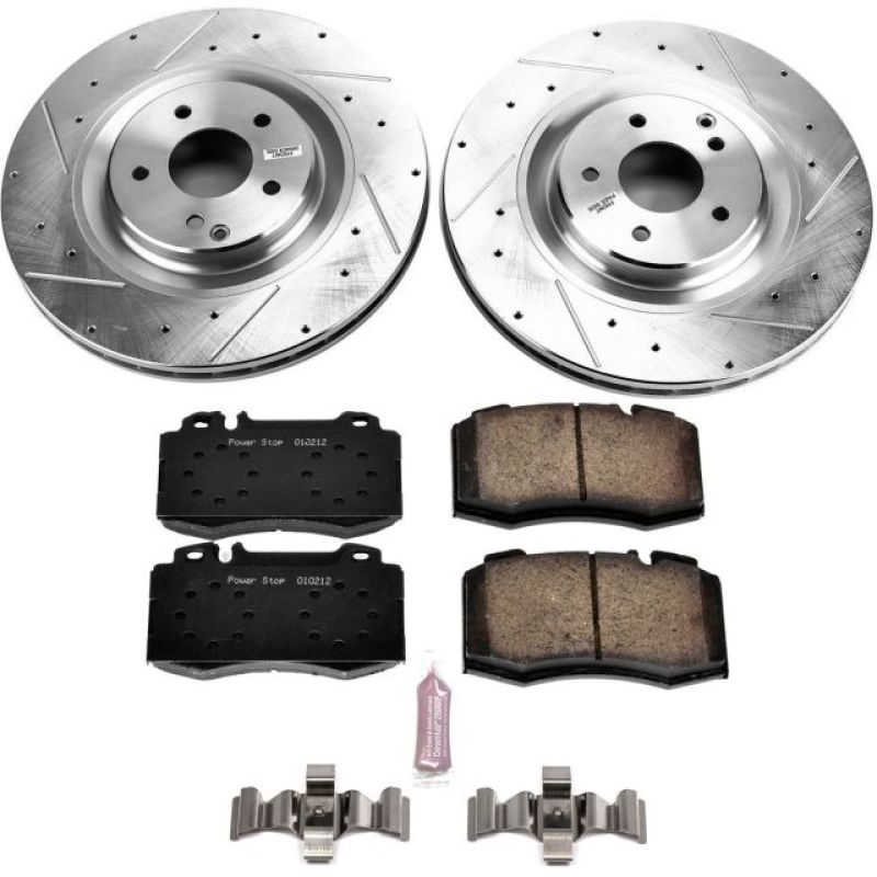 Power Stop 03-06 Mercedes-Benz CLK500 Front Z23 Evolution Sport Brake Kit Power Stop 03-06 Mercedes-Benz CLK500 Front Z23 Evolution Sport Brake Kit