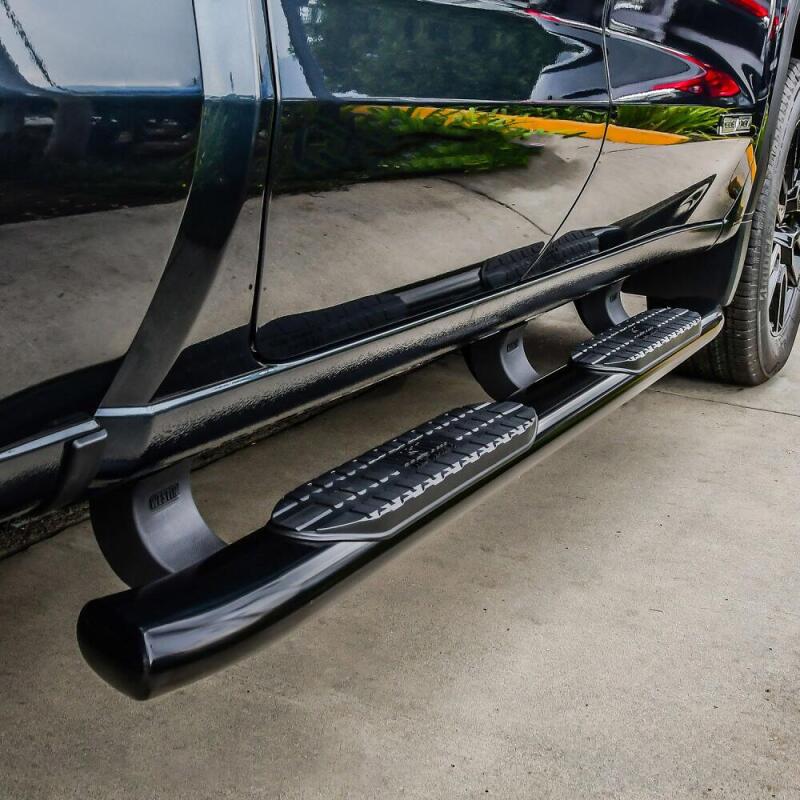 Westin 19-20 Chevrolet Silverado/GMC Sierra 1500 Double Cab PRO TRAXX 5 Oval Nerf Step Bars - Black Westin 19-20 Chevrolet Silverado/GMC Sierra 1500 Double Cab PRO TRAXX 5 Oval Nerf Step Bars - Black
