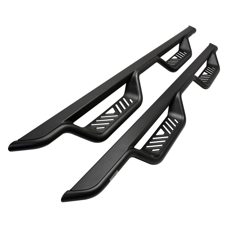 Westin 05-22 Toyota Tacoma Double Cab Outlaw Drop Nerf Step Bars - Black Westin 05-22 Toyota Tacoma Double Cab Outlaw Drop Nerf Step Bars - Black