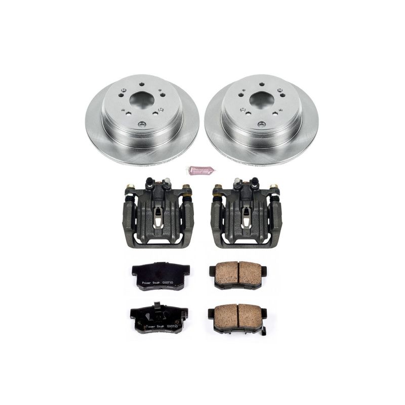 Power Stop 05-06 Honda CR-V Rear Autospecialty Brake Kit w/Calipers Power Stop 05-06 Honda CR-V Rear Autospecialty Brake Kit w/Calipers