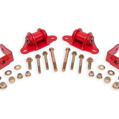 BMR 14-19 Chevrolet Corvette Polyurethane Transmission/Differential Mount - Red