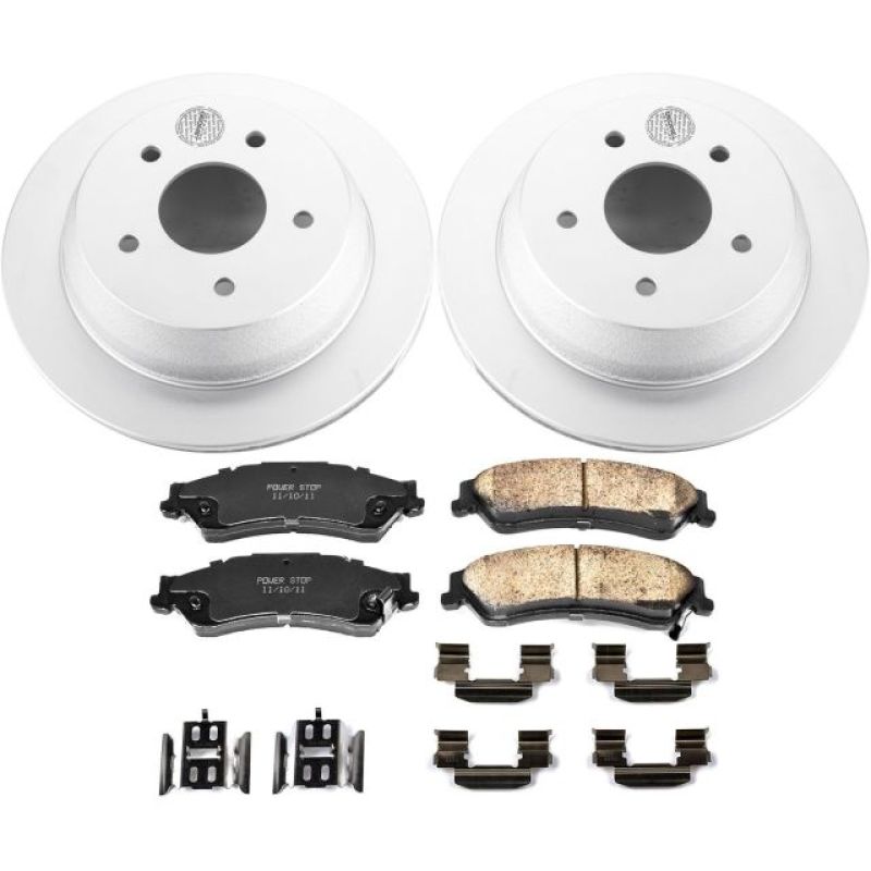 Power Stop 98-05 Chevrolet Blazer Rear Z17 Evolution Geomet Coated Brake Kit Power Stop 98-05 Chevrolet Blazer Rear Z17 Evolution Geomet Coated Brake Kit