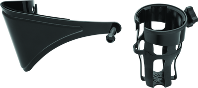 Kuryakyn Reflex Drink Holder Right Side HD Touring Passenger Mount 14 and Up Gloss Black