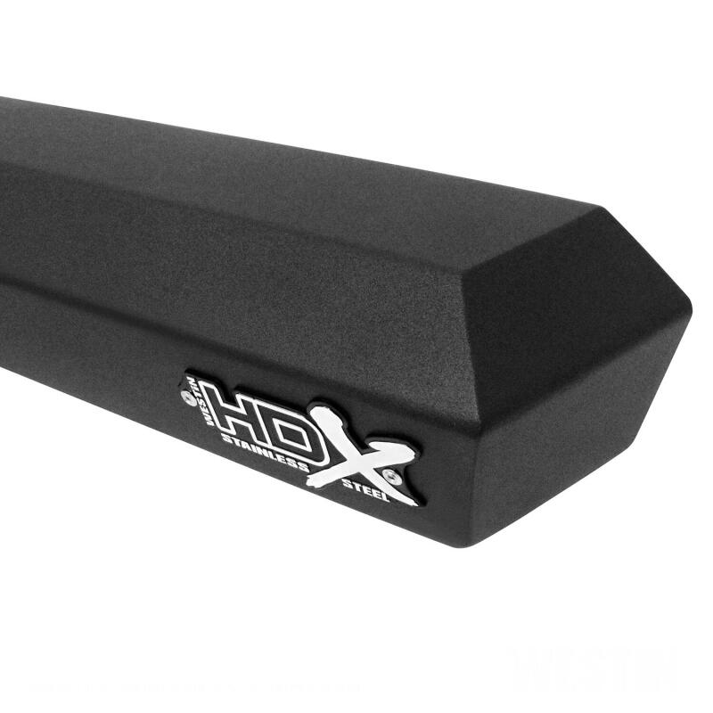 Westin 04-13 Chevy Silverado 1500 Crew Cab HDX Stainless Drop Nerf Step Bars - Textured Black Westin 04-13 Chevy Silverado 1500 Crew Cab HDX Stainless Drop Nerf Step Bars - Textured Black