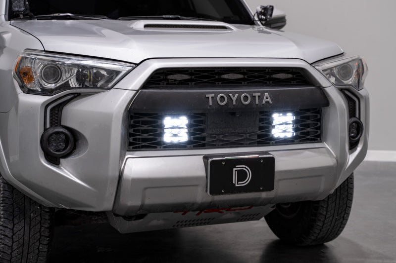 Diode Dynamics 14-23 Toyota 4Runner SS5 Stealth Grille LED 4-Pod Kit - Pro White Combo Diode Dynamics 14-23 Toyota 4Runner SS5 Stealth Grille LED 4-Pod Kit - Pro White Combo