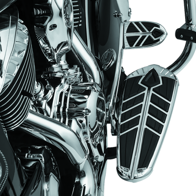 Kuryakyn Spear Driver Floorboard Inserts Indian Chrome