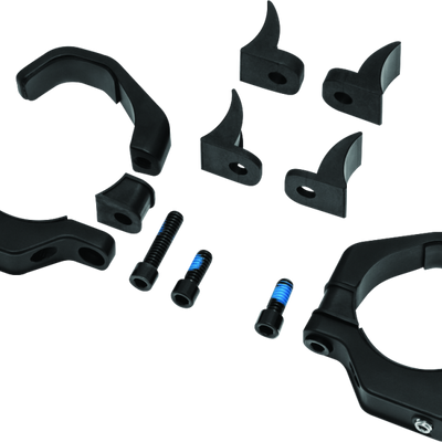 Kuryakyn Pipe Wrench Fork Mounts Black