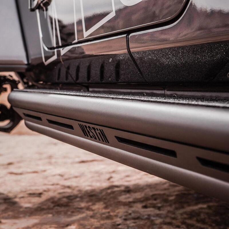 Westin/Snyper 2018+ Jeep Wrangler JL Unlimited 4DR Triple Tube Rock Rail Steps - Textured Black Westin/Snyper 2018+ Jeep Wrangler JL Unlimited 4DR Triple Tube Rock Rail Steps - Textured Black