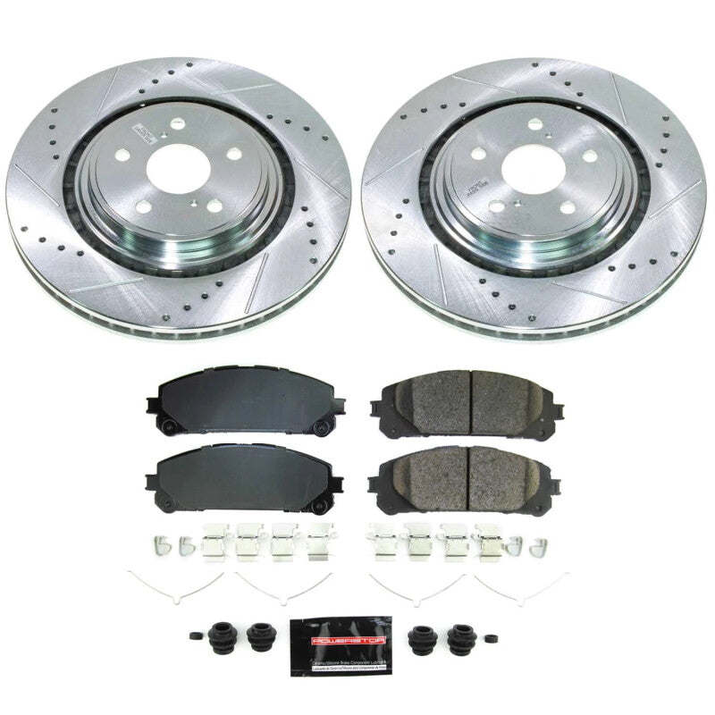 Power Stop 20-22 Toyota Highlander Front Z23 Evolution Brake Kit Power Stop 20-22 Toyota Highlander Front Z23 Evolution Brake Kit