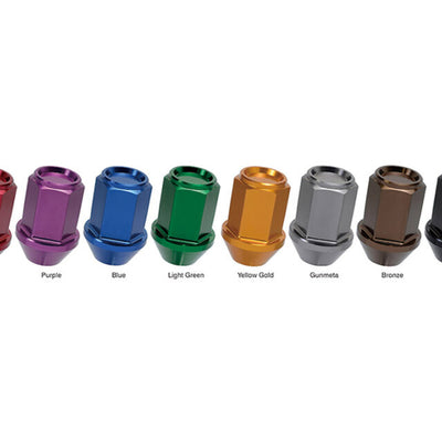 Project Kics 12x1.50 Black Leggdura Racing Shell Type Lug Nut - 1pc