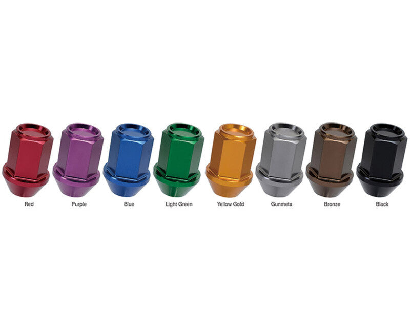 Project Kics 12x1.50 Black Leggdura Racing Shell Type Lug Nut - 1pc Project Kics 12x1.50 Black Leggdura Racing Shell Type Lug Nut - 1pc